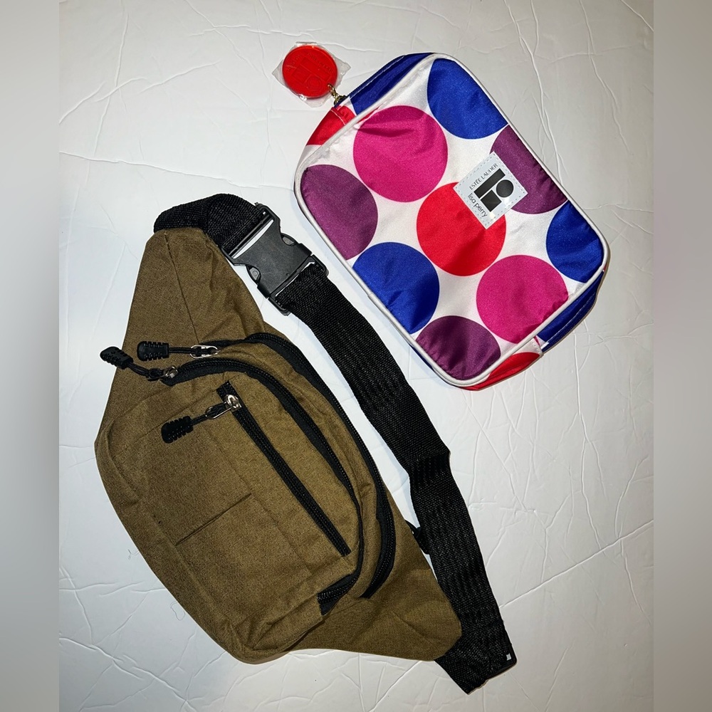 Fanny Pack & Makeup Pouch Bundle